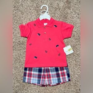 Starting Out | Infant Boys Matching Shorts Set | 24 M | NWT
